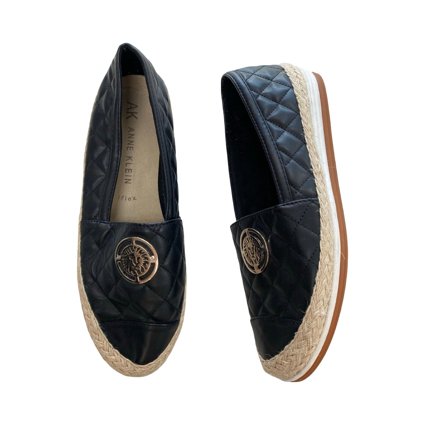 Shoes Flats By Anne Klein In Black, Size:8