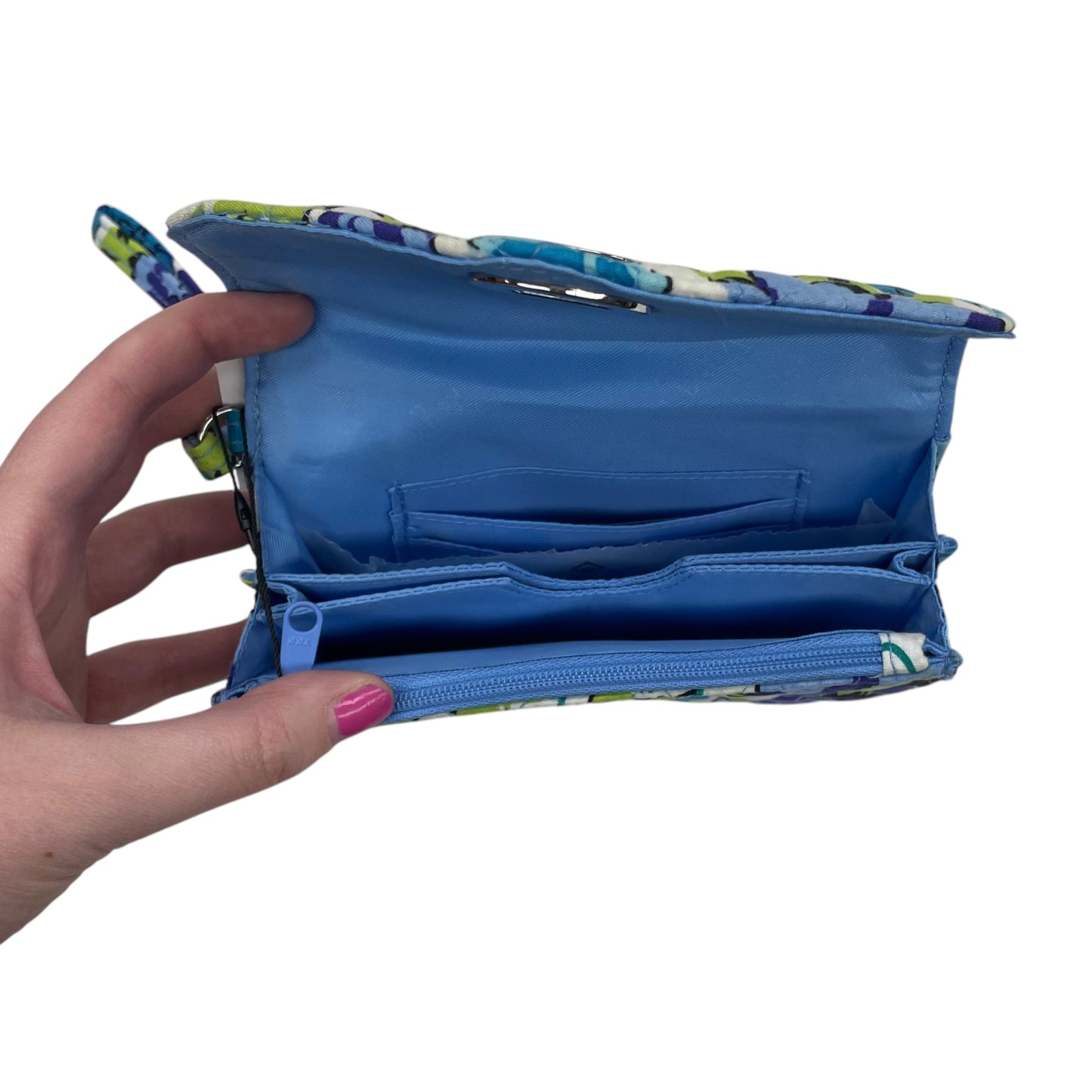 Wristlet By Vera Bradley In Blue, Size:Medium