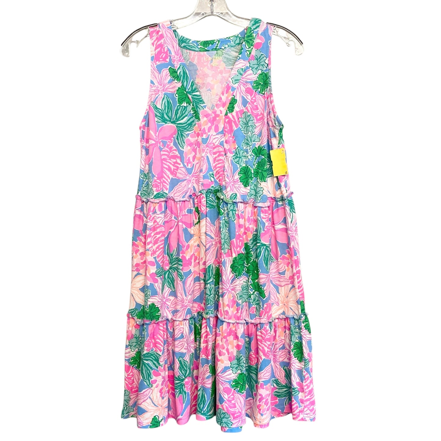 Dress Designer By Lilly Pulitzer In Green & Pink, Size:S