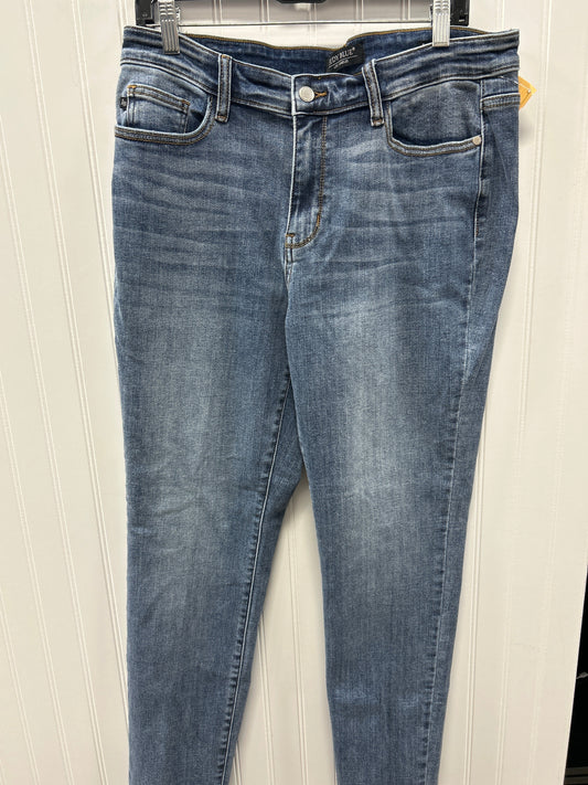Jeans Skinny By Judy Blue In Blue Denim, Size:12L
