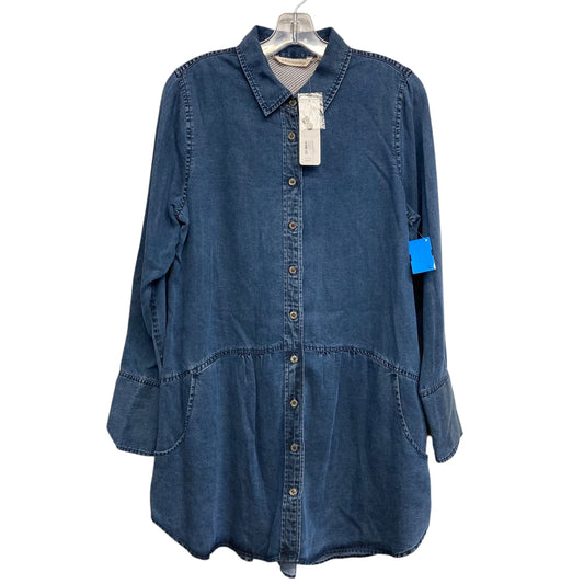 Top Ls By Soft Surroundings In Blue Denim, Size:M