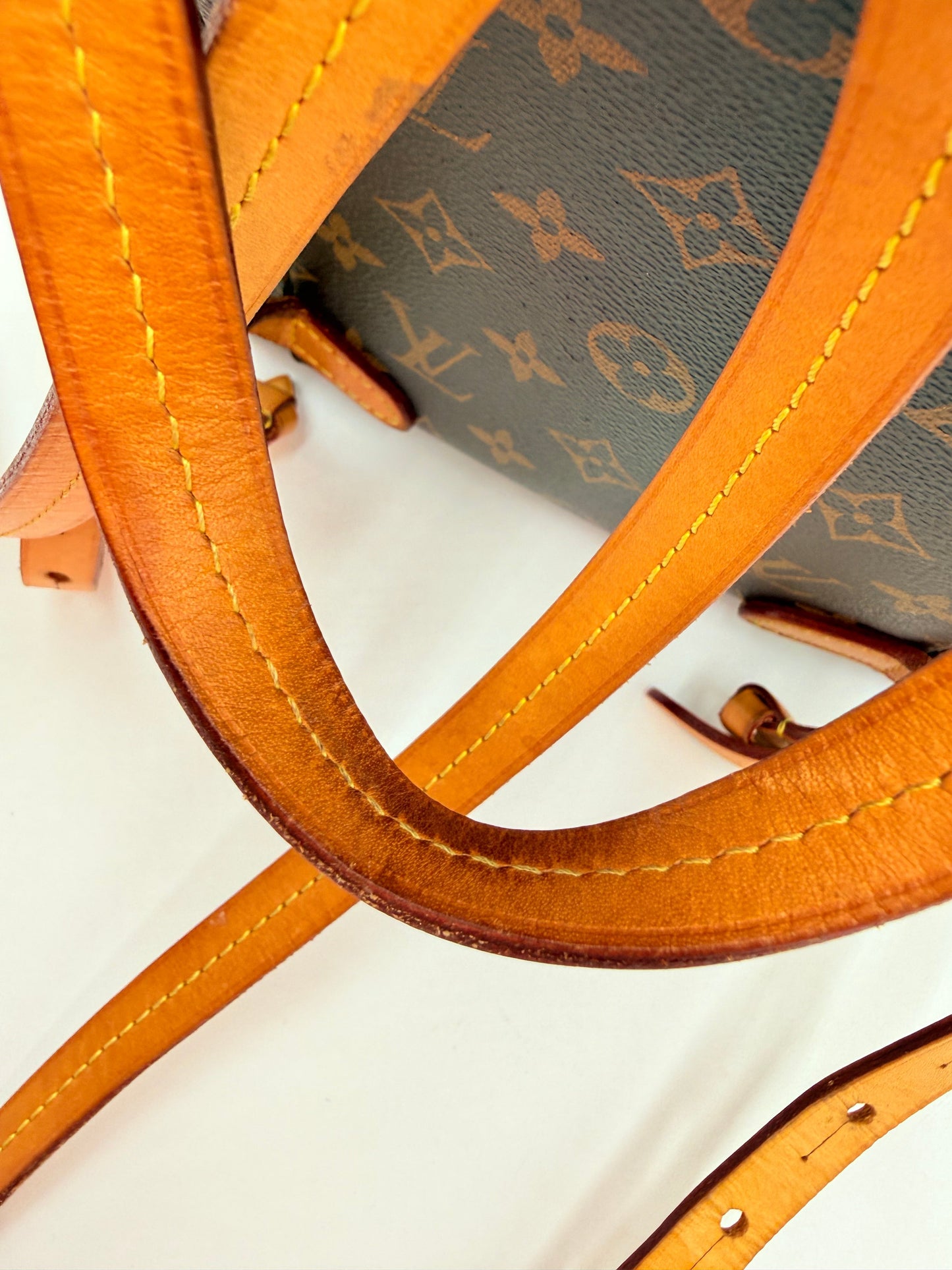 Backpack Luxury Designer By Louis Vuitton In Brown, Size:Medium