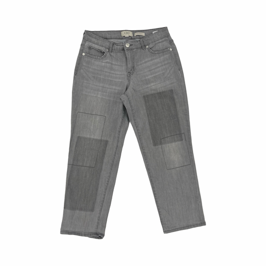 Jeans Boyfriend By Logo In Grey Denim, Size:6P