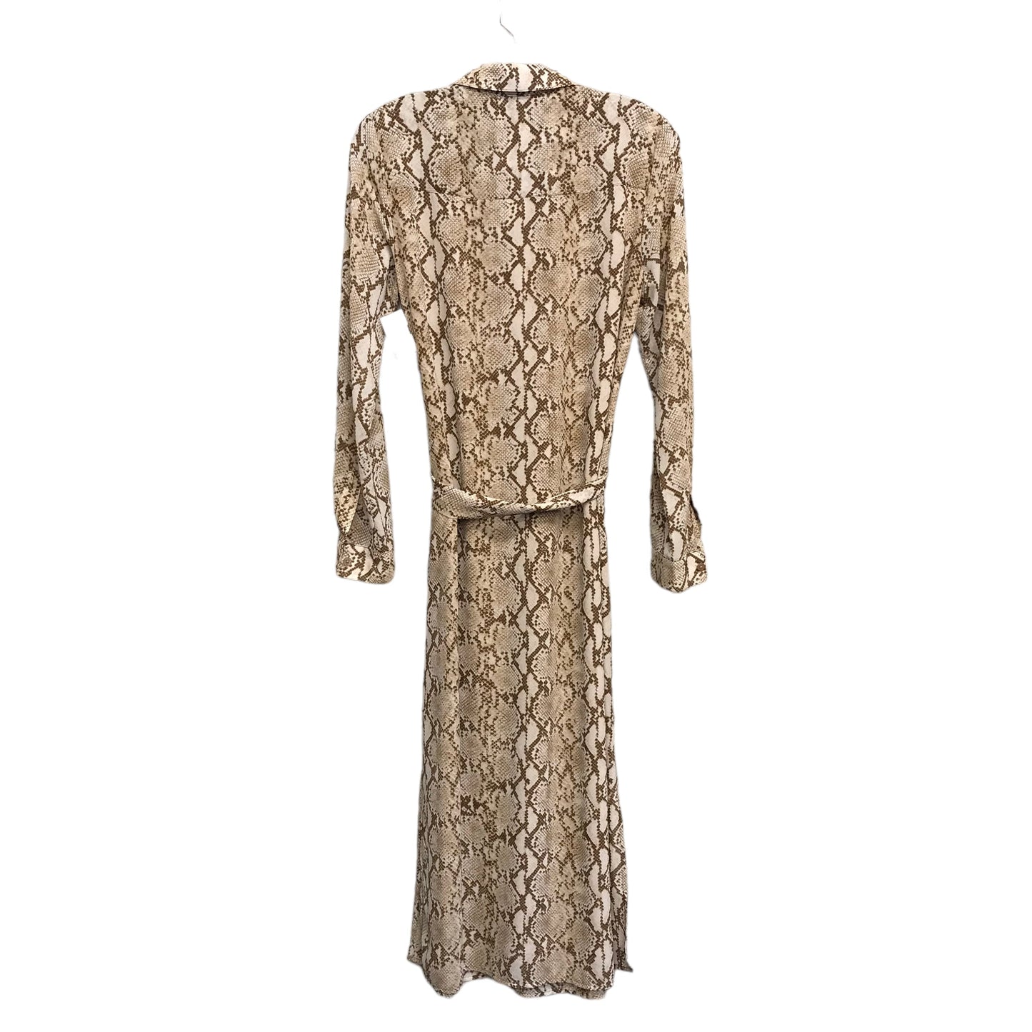 SNAKESKIN PRINT DRESS CASUAL MIDI by MICHAEL BY MICHAEL KORS Size:S