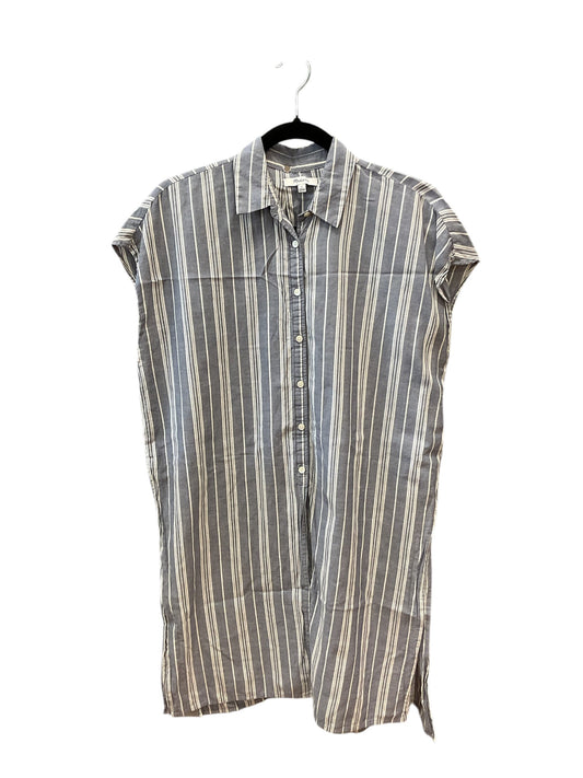 Tunic Sleeveless By Madewell In Blue & White, Size:S