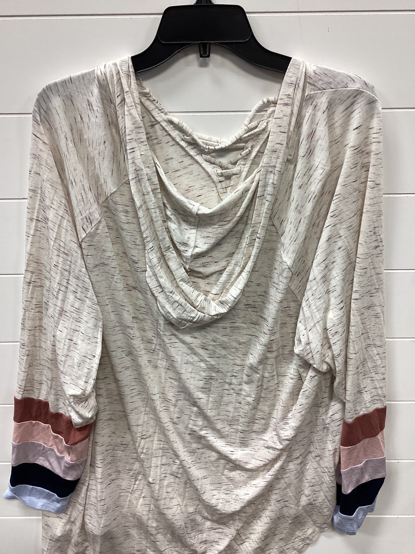 Top Ls By Maurices In Cream, Size:4X