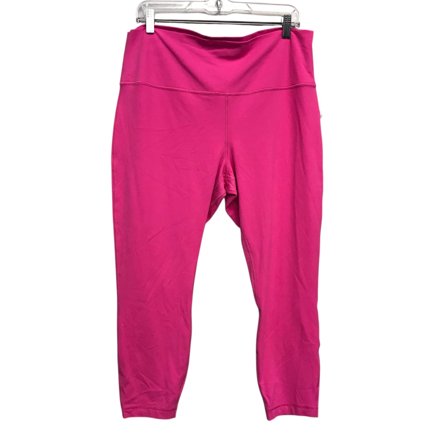 Athletic Leggings By Lululemon In Pink, Size:1X
