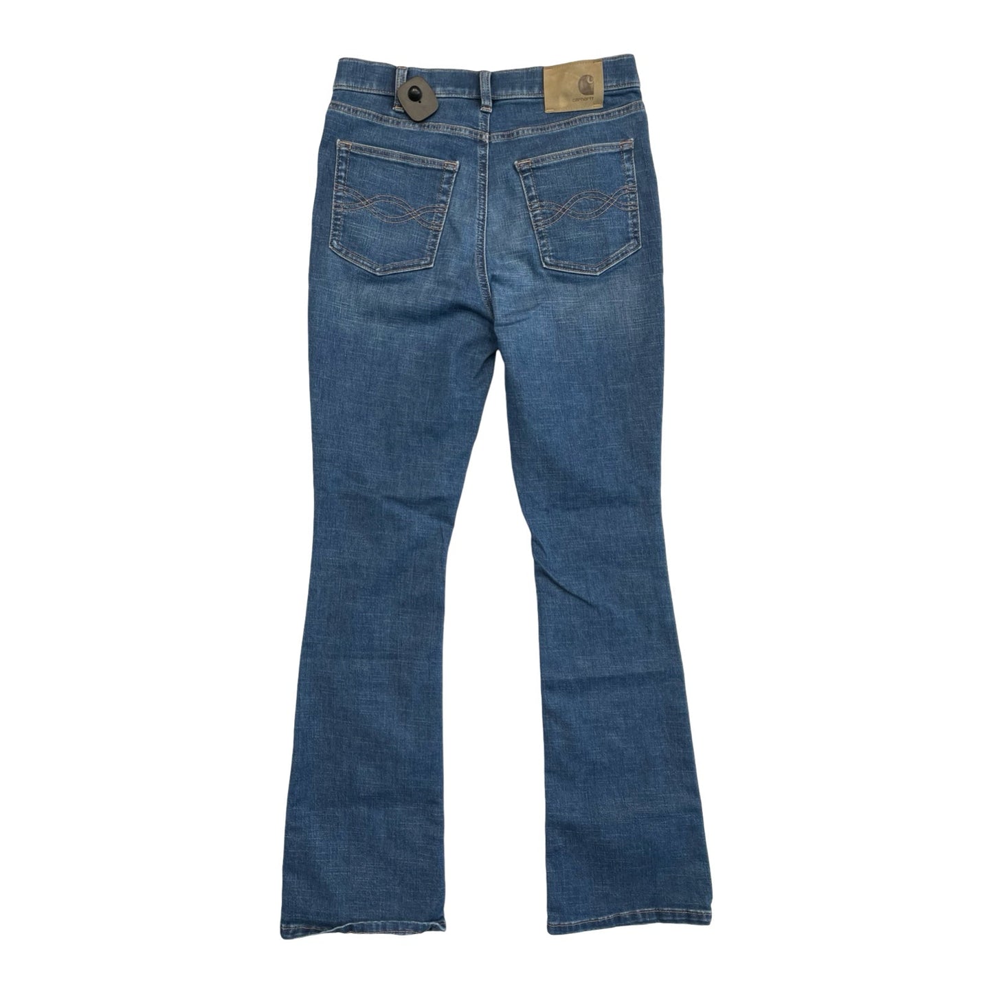Jeans Flared By Carhartt In Blue Denim, Size:6