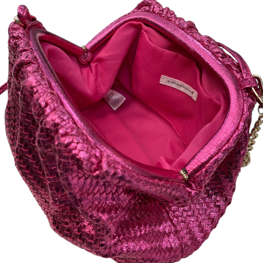 Handbag By Anthropologie In Pink, Size:Medium
