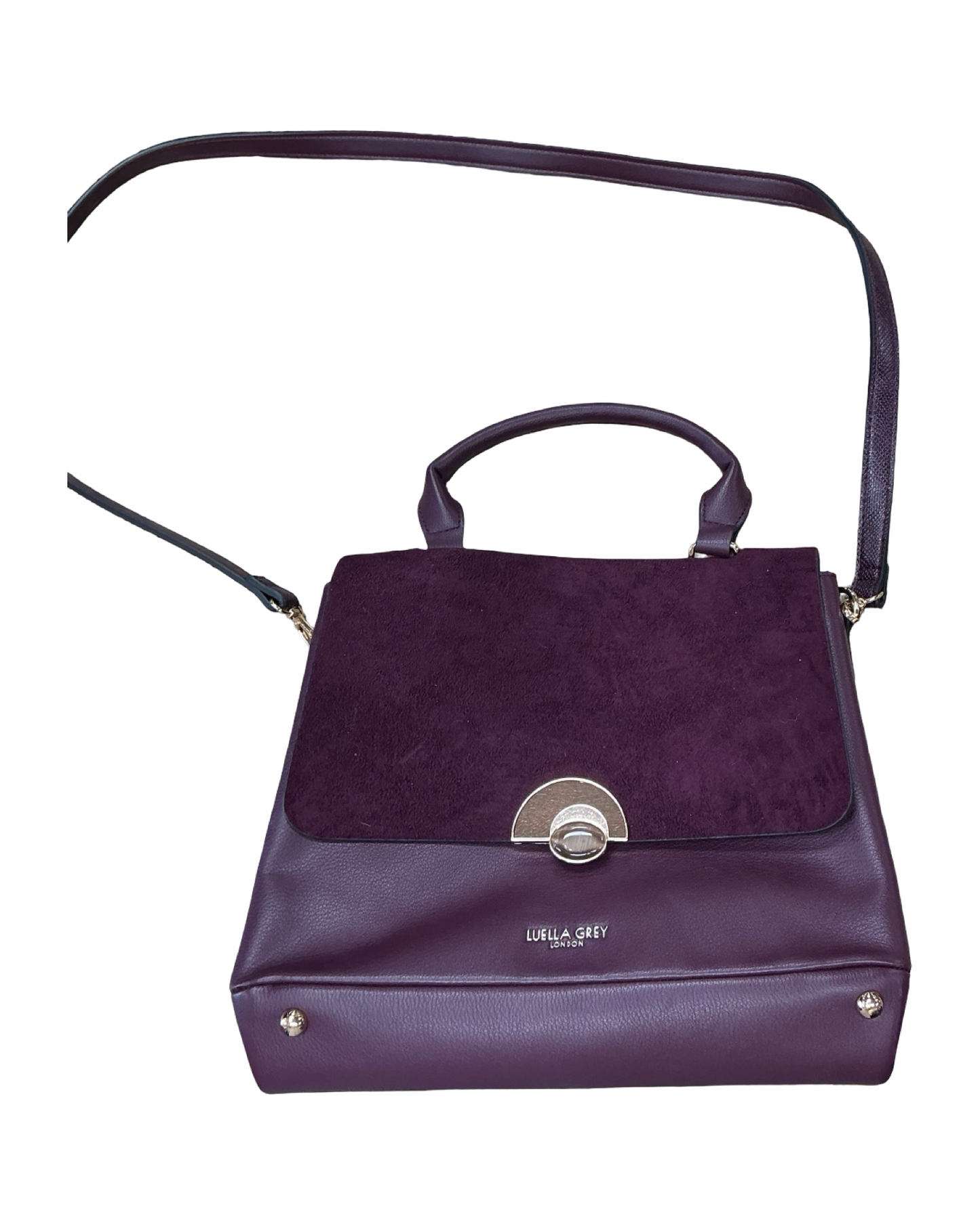 Handbag By Clothes Mentor In Purple, Size:Medium