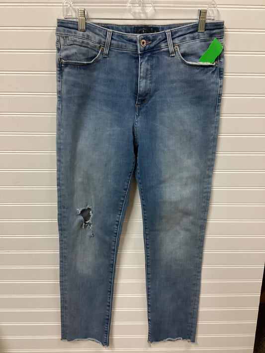 Jeans Skinny By Lucky Brand In Blue Denim, Size:14