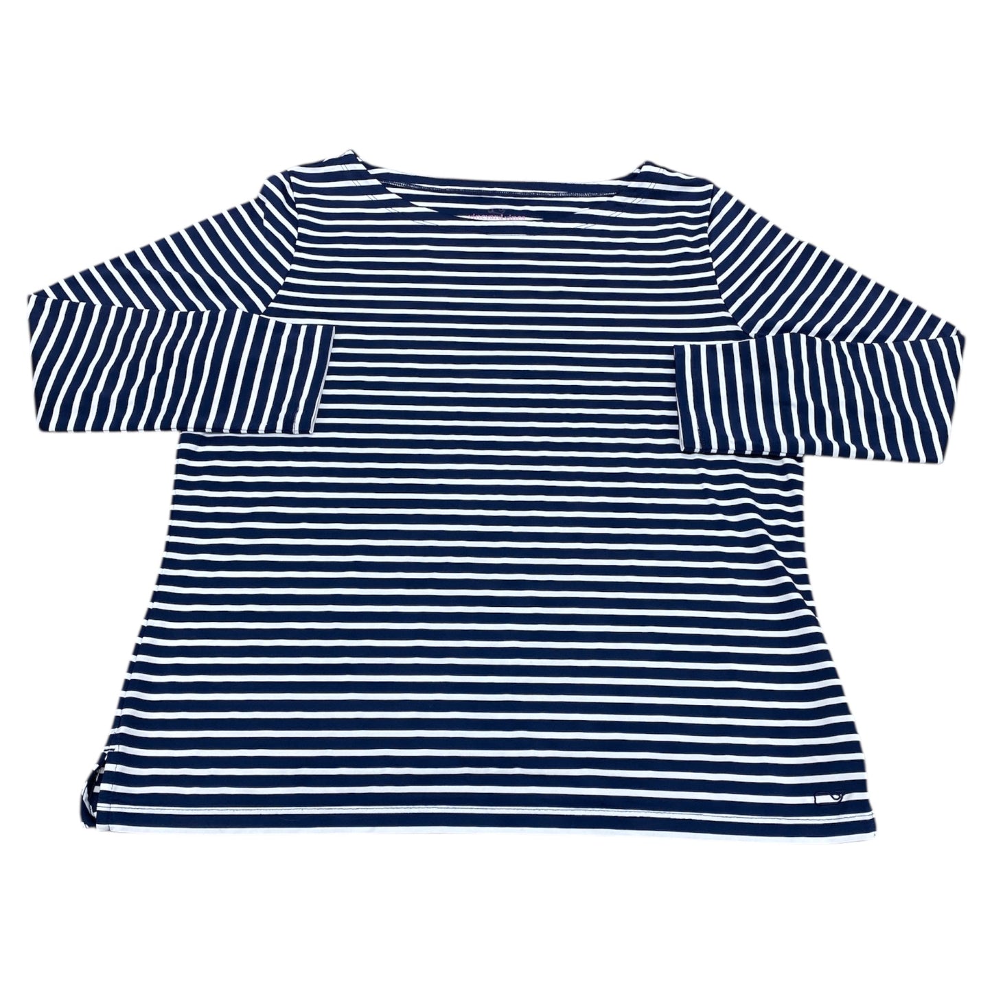 Top Ls Basic By Vineyard Vines In Blue & White, Size:L