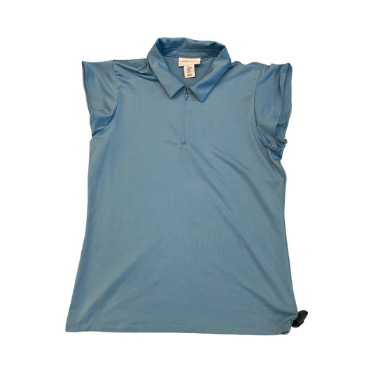 Athletic Top Ss By Laura Ashley In Blue, Size:M