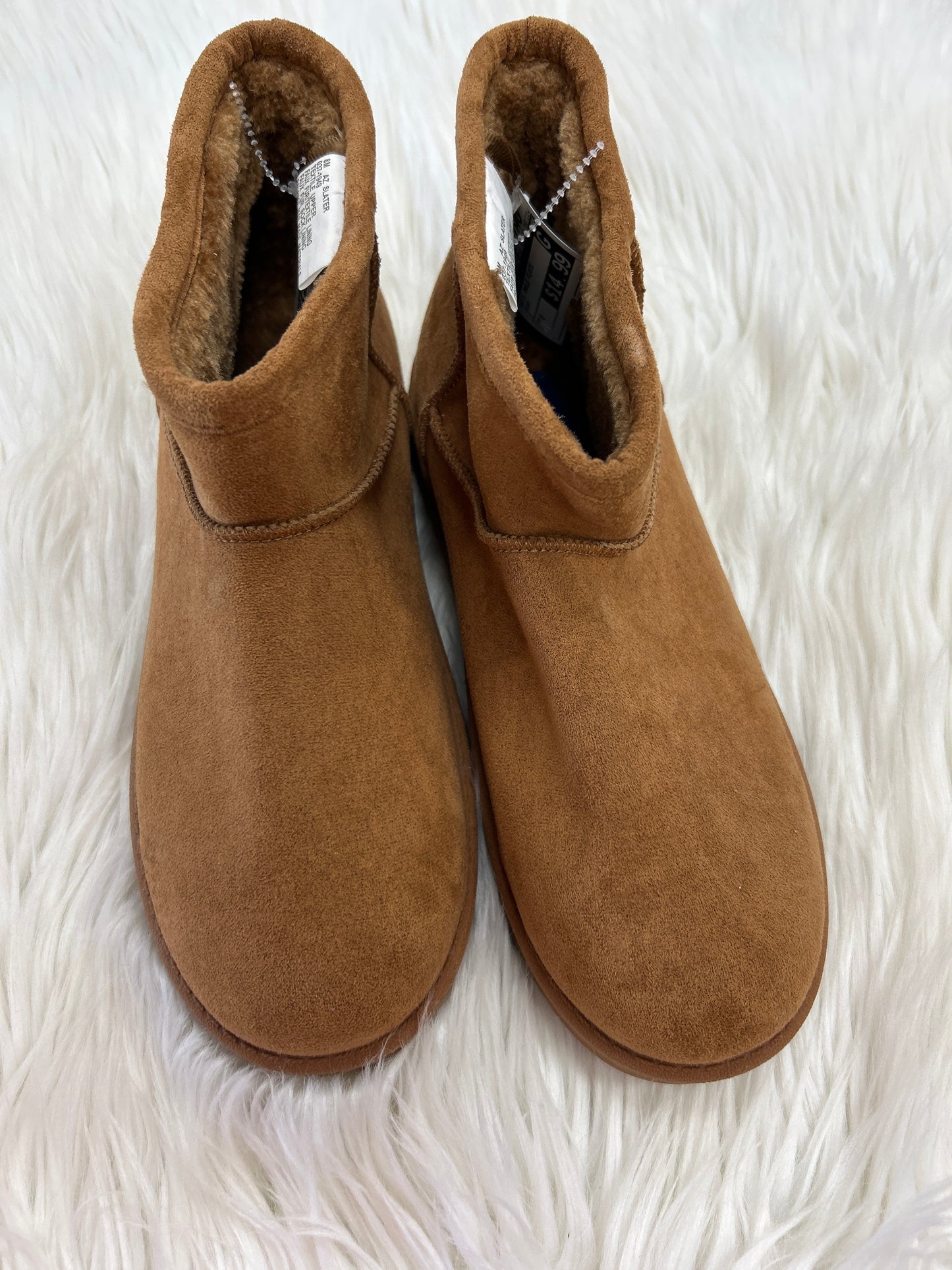Boots Ankle Flats By Arizona In Brown, Size:8