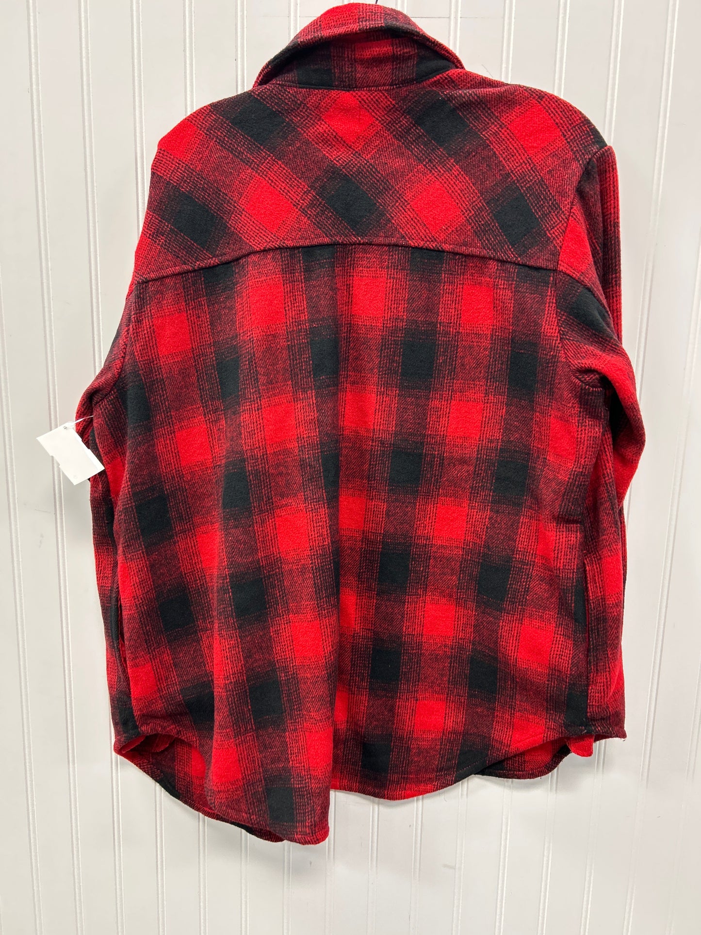 Jacket Fleece By Time And Tru In Red, Size:M