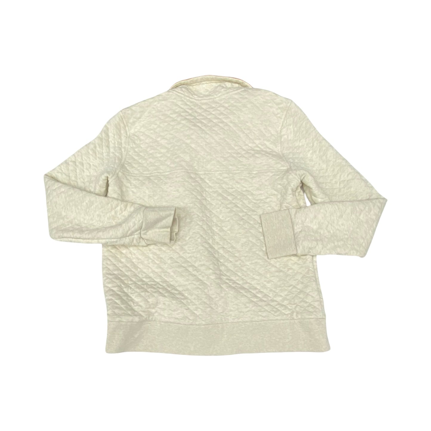 Athletic Sweatshirt Collar By Patagonia In Cream & Pink, Size:M