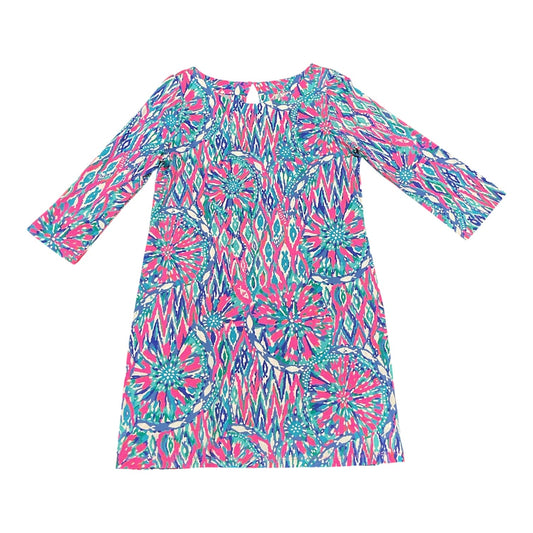 Dress Designer By Lilly Pulitzer In Blue & Pink, Size:L