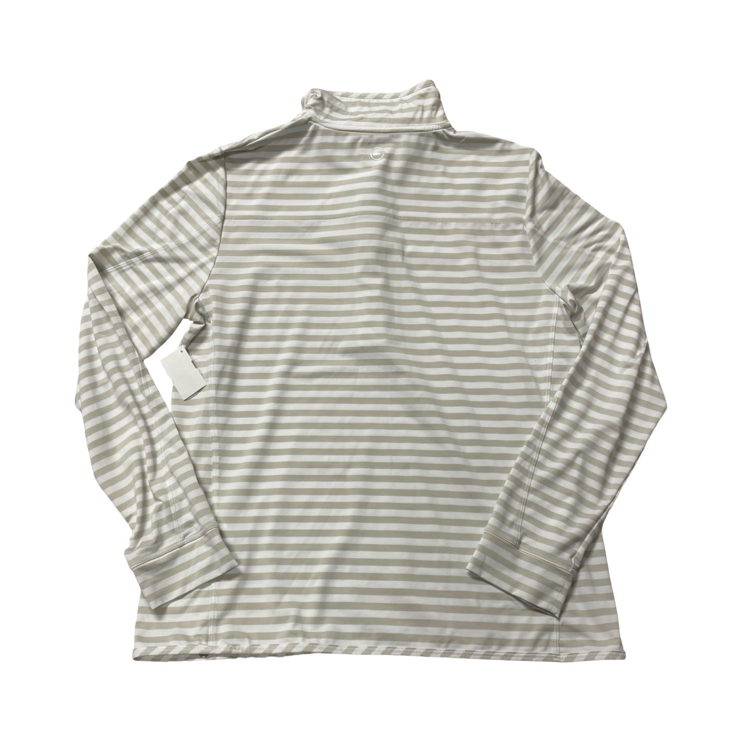 Athletic Jacket By Vineyard Vines In Tan & White, Size:L