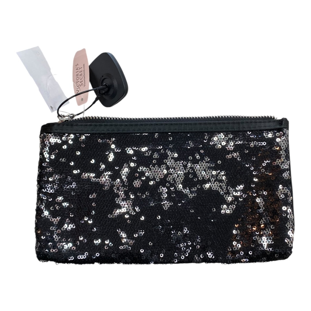 Makeup Bag By Victorias Secret In Silver, Size:Medium