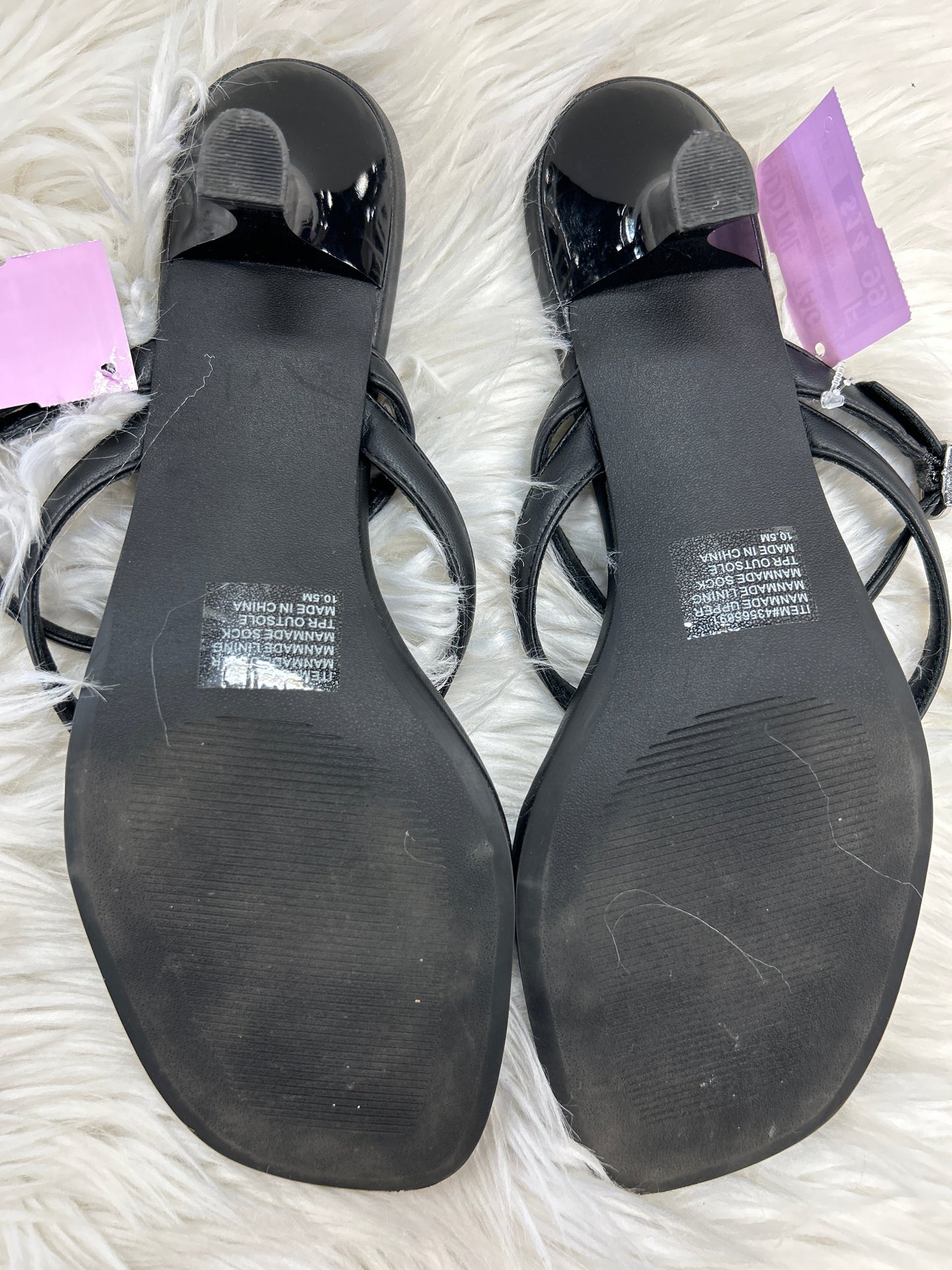 Sandals Heels Kitten By Torrid In Black, Size:10.5