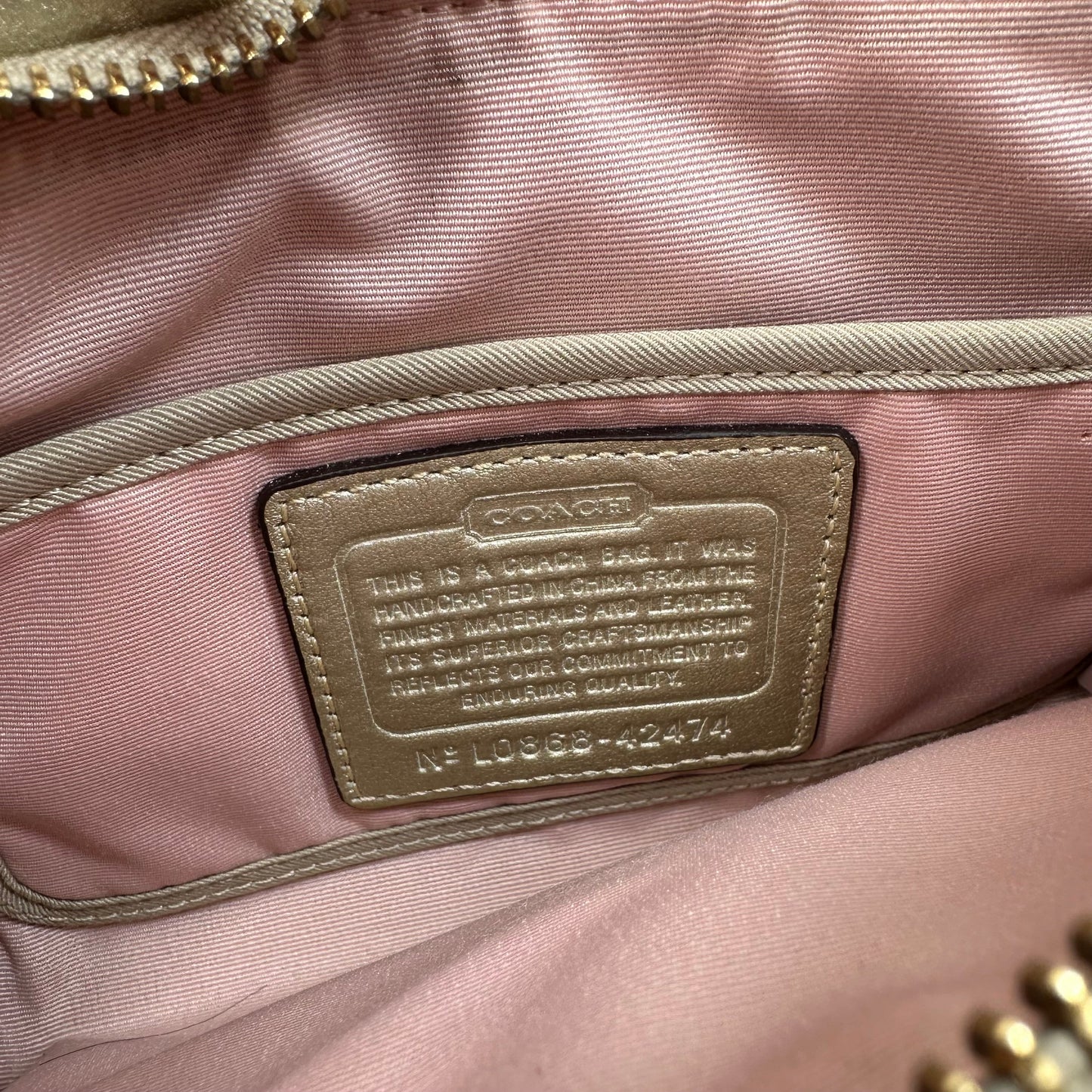 Clutch Designer By Coach, Size: Small