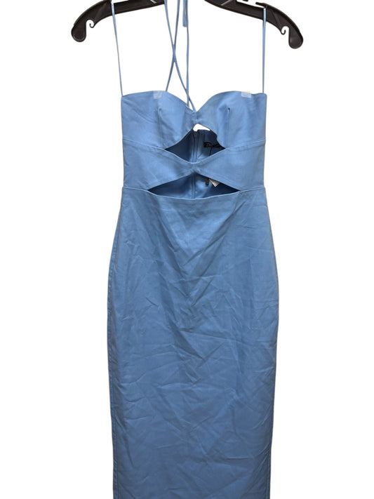 Dress Casual Midi By Zara In Blue, Size: Xs