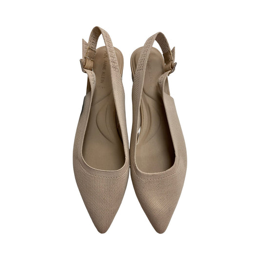 Shoes Heels Block By Anne Klein In Tan, Size:10