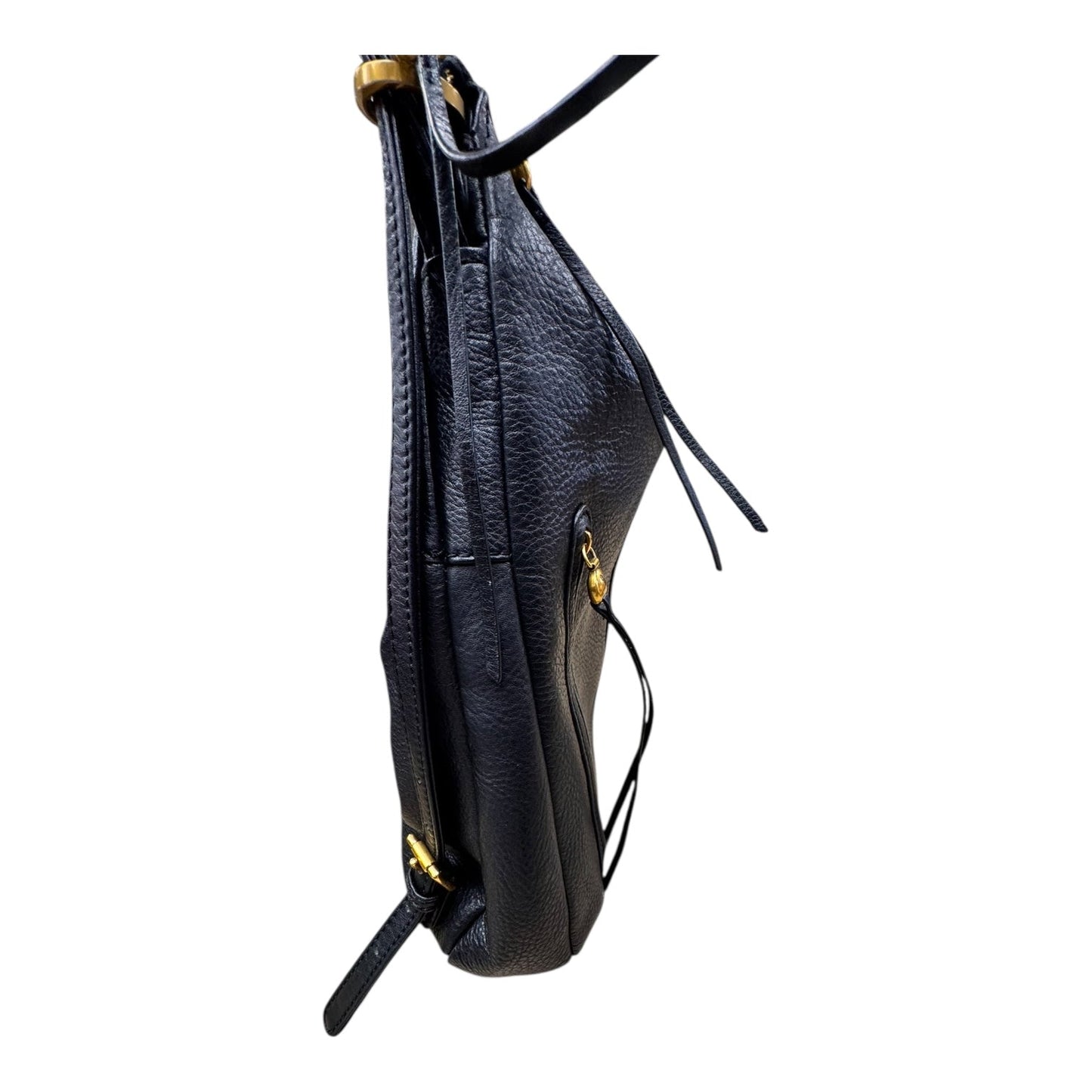 Handbag Leather By Hobo Intl In Black, Size:Medium