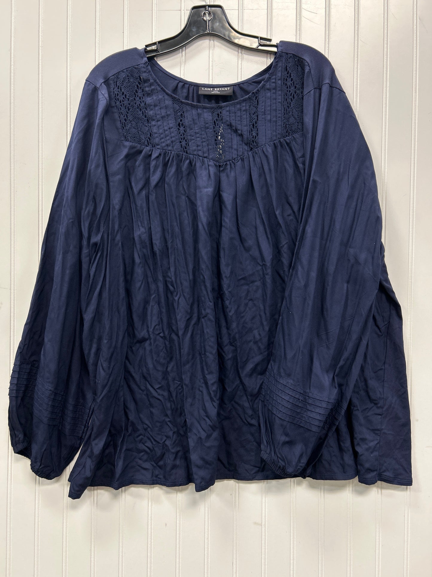 Top Ls By Lane Bryant In Navy, Size:2X