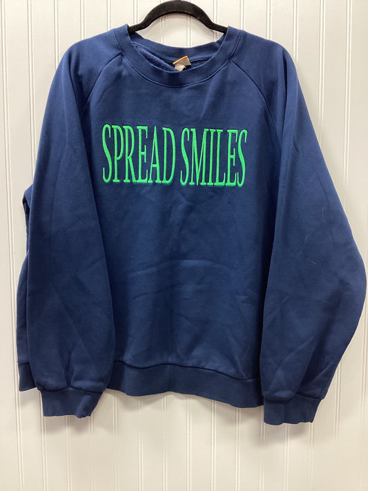 Top Ls By Target In Navy, Size:1X