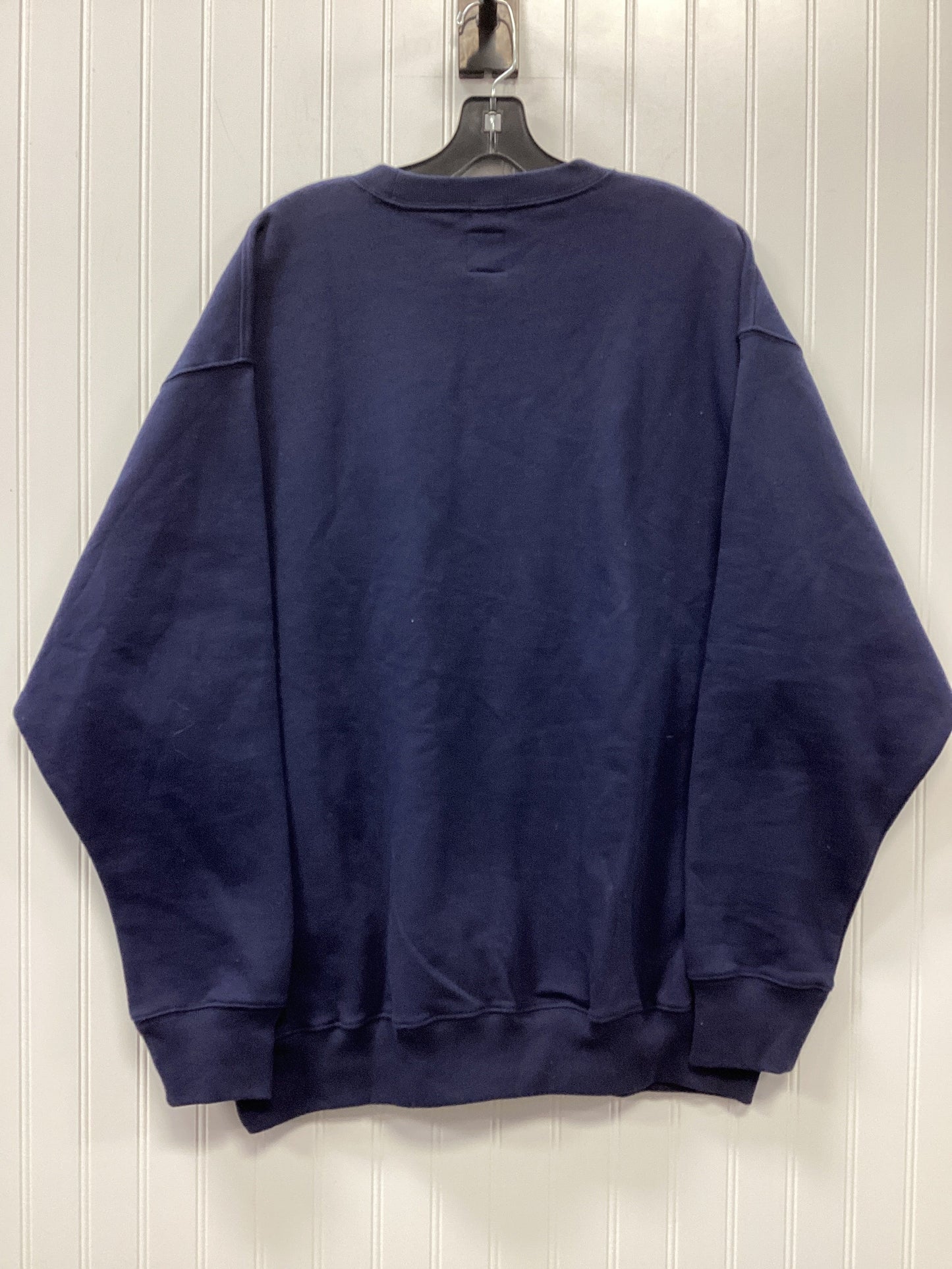 Sweatshirt Crewneck By Gap In Navy, Size:M