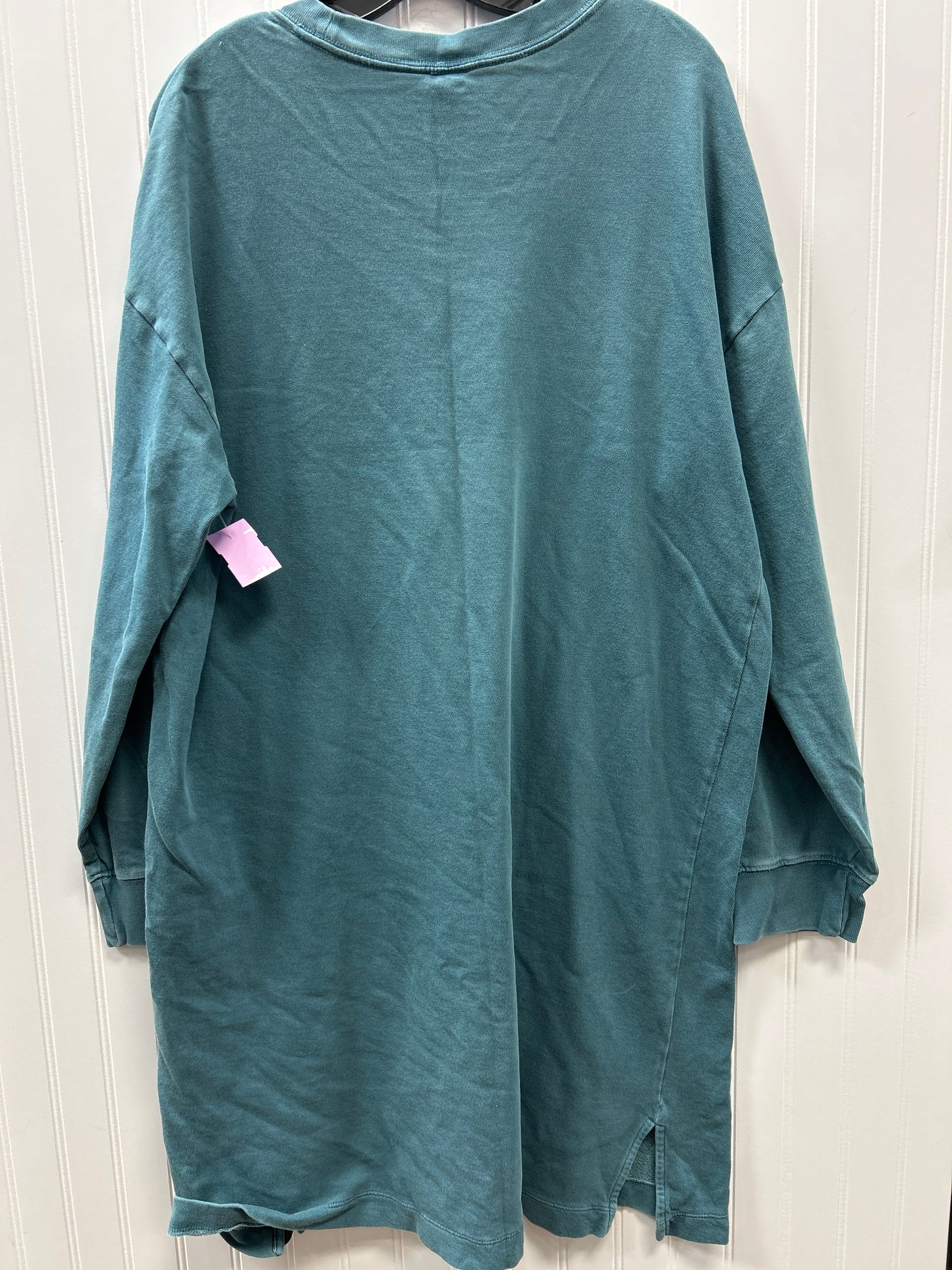 Dress Casual Midi By Old Navy In Teal, Size:Xl