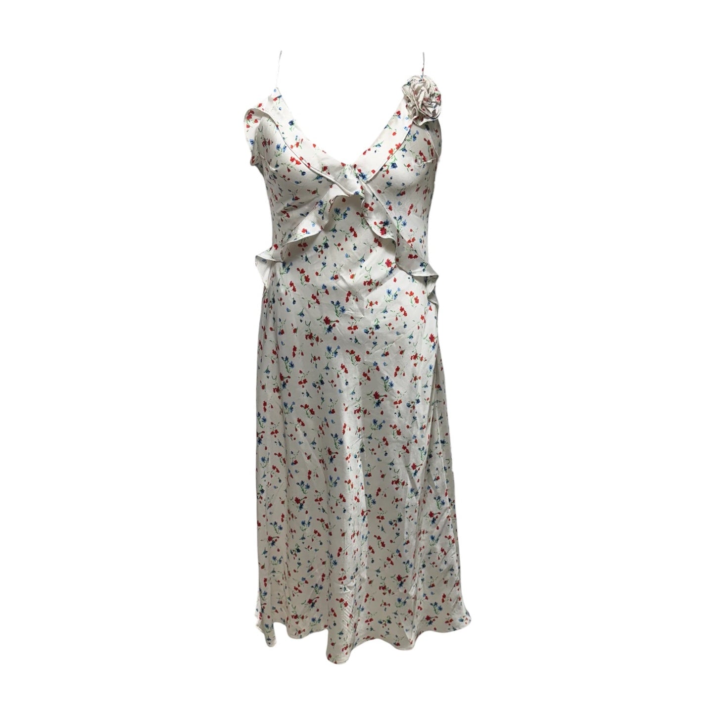 Olea Maxi Dress By Bardot In Ivory Ditsy Floral Print, Size: 6