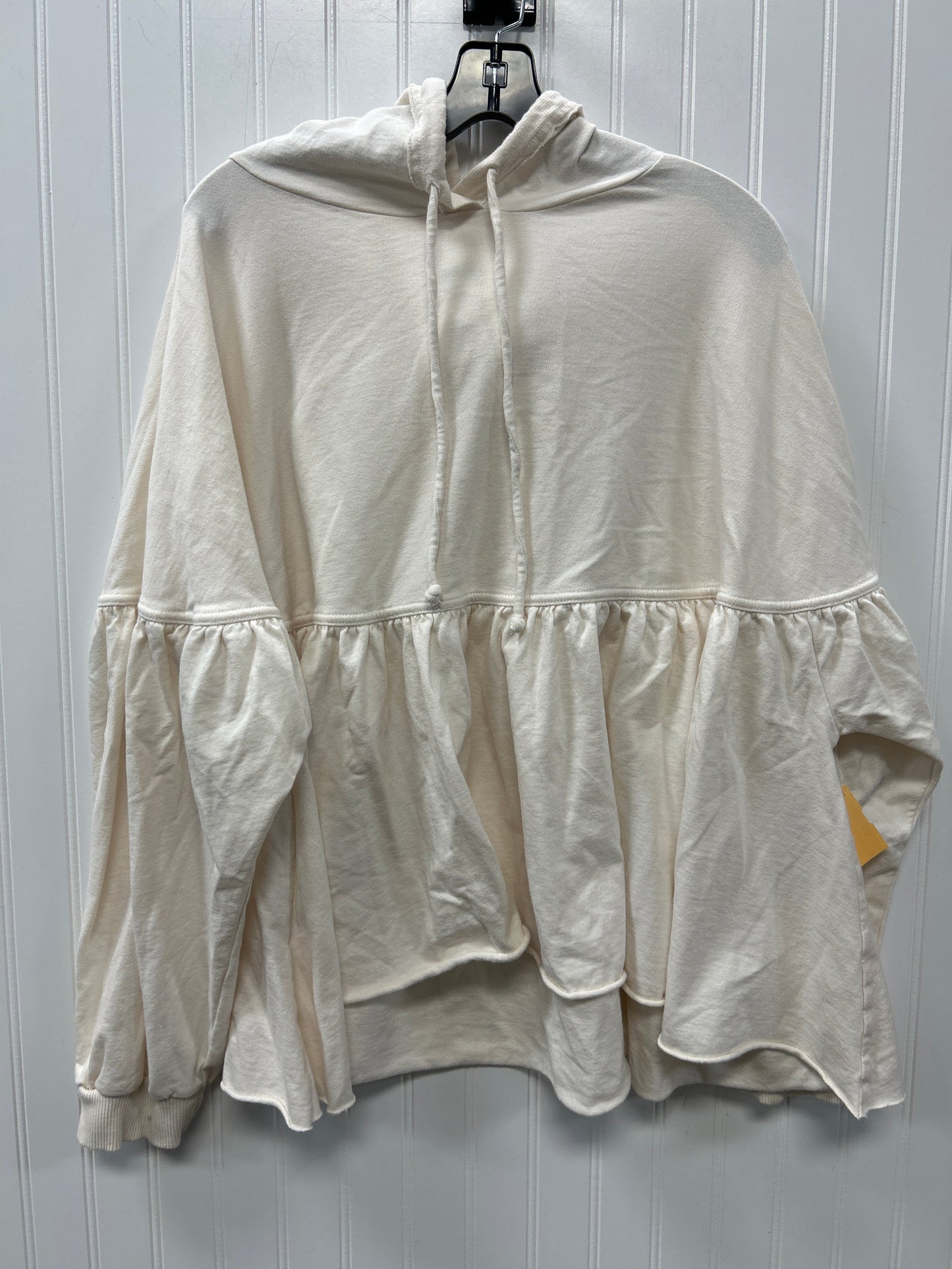 Sweatshirt Hoodie By Aerie In Cream, Size:Xl