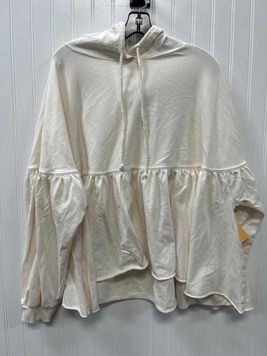 Sweatshirt Hoodie By Aerie In Cream, Size:Xl