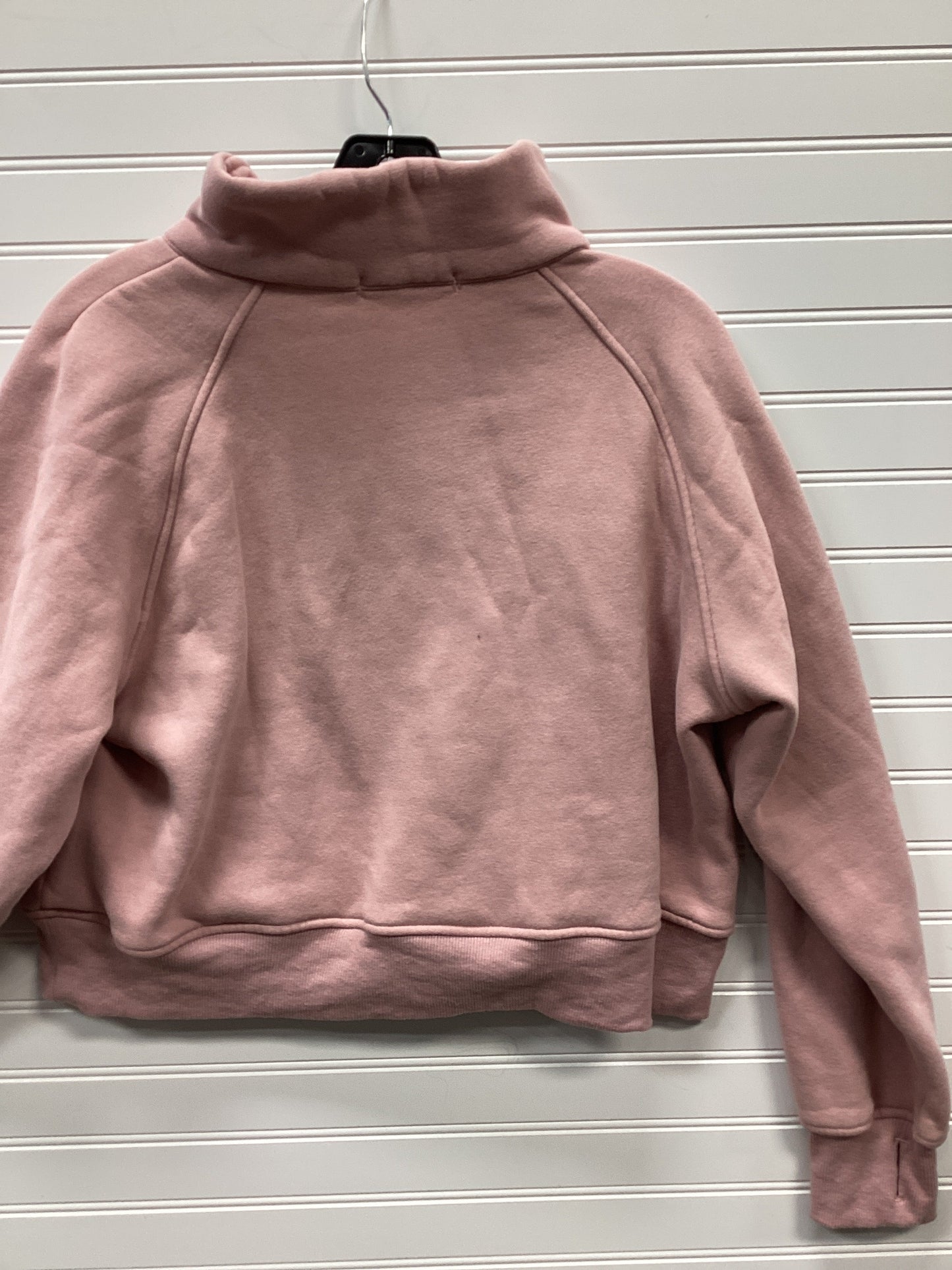 Athletic Top Ls Collar By Automet In Pink, Size:M