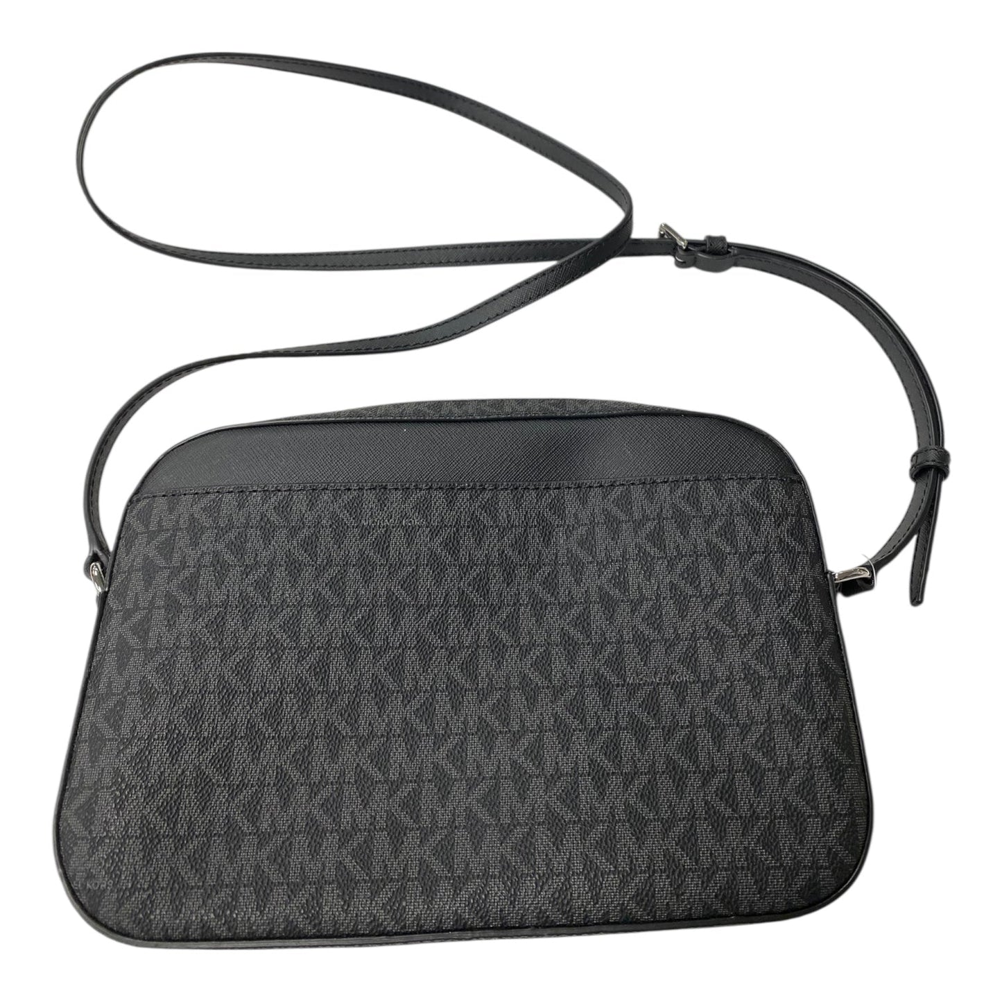 Crossbody Designer By Michael Kors In Black & Grey, Size:Small