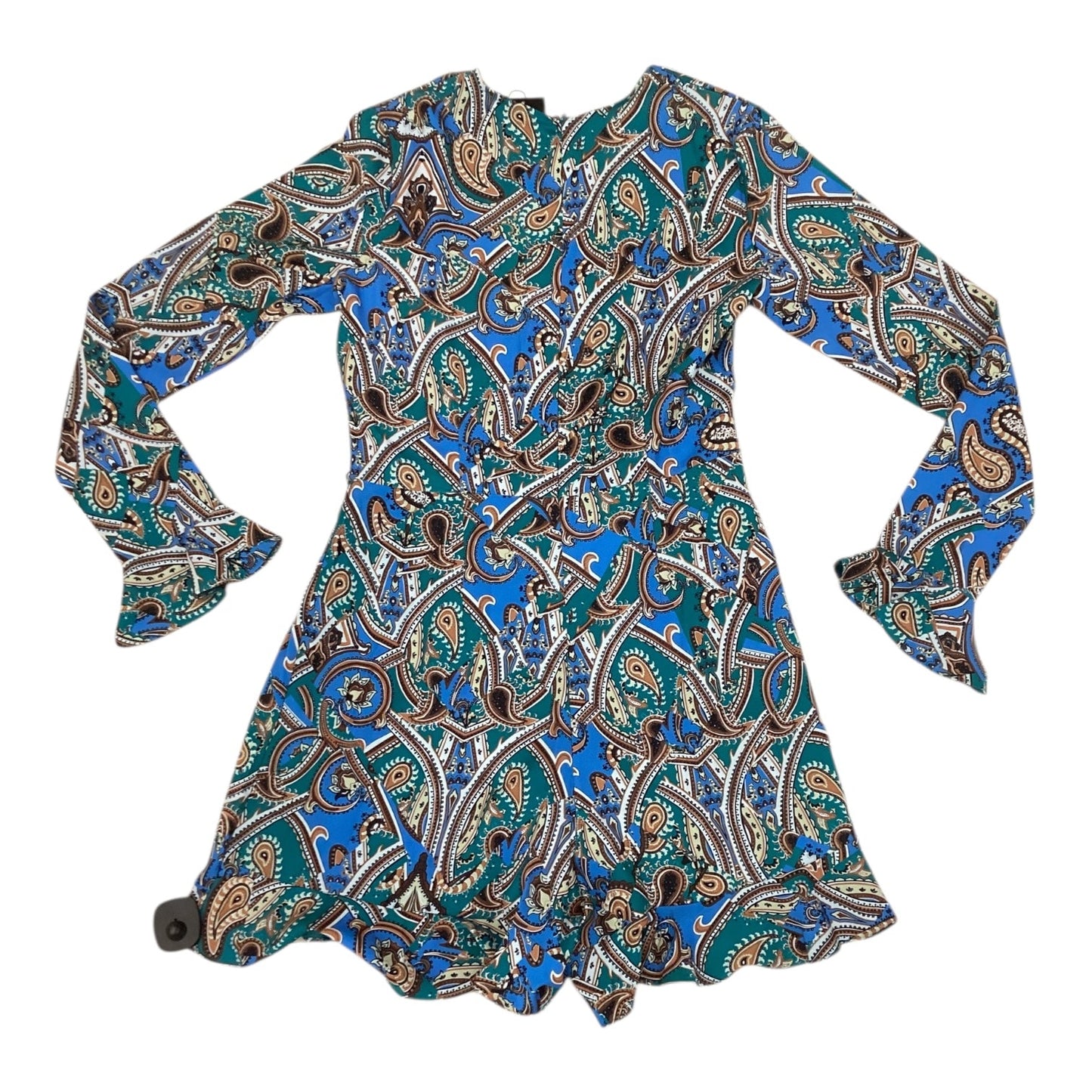 Romper By Clothes Mentor In Brown & Gold, Size:M