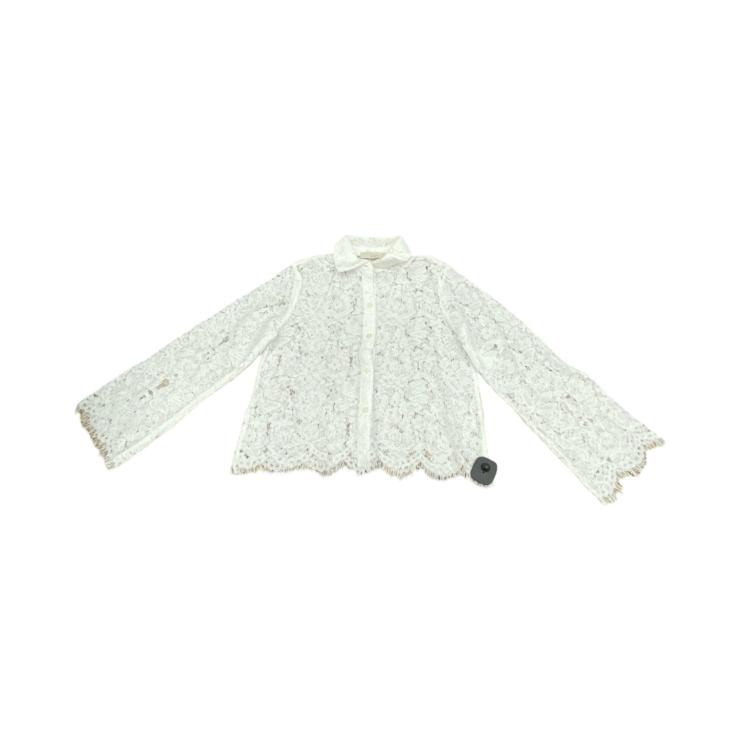 Top Ls By Loft In White, Size:Xs