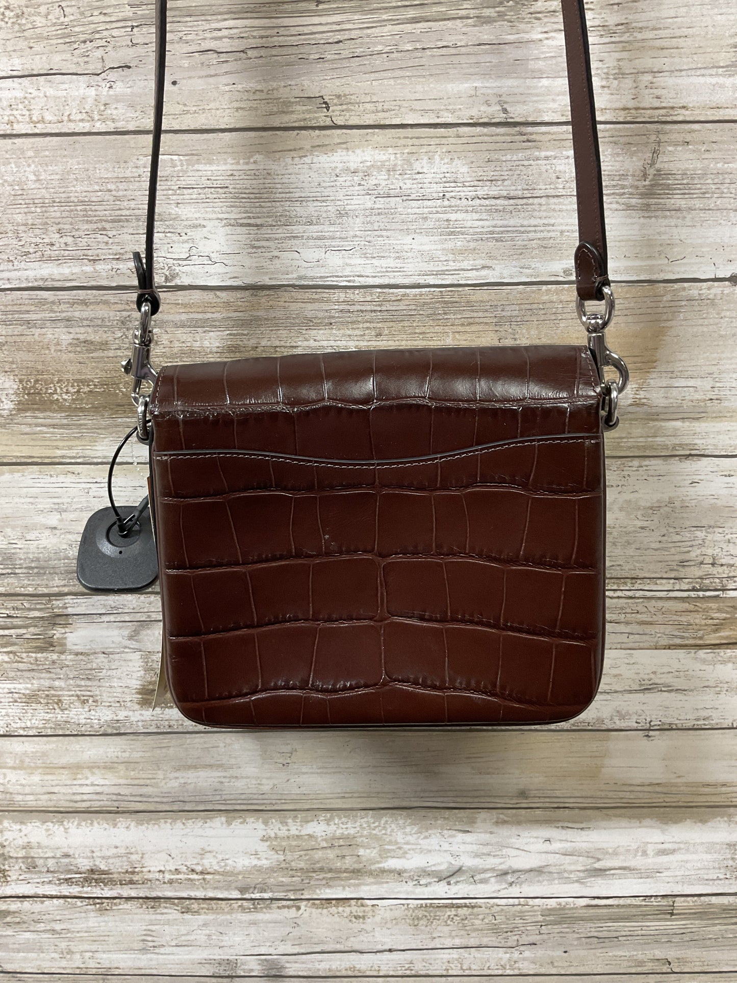 Crossbody Designer By Coach In Brown, Size:Small