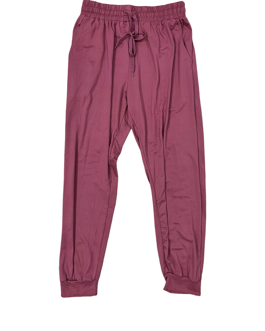 Pants Joggers By Clothes Mentor In Mauve, Size:L