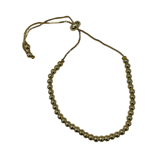 Bracelet Beaded By Clothes Mentor In Gold