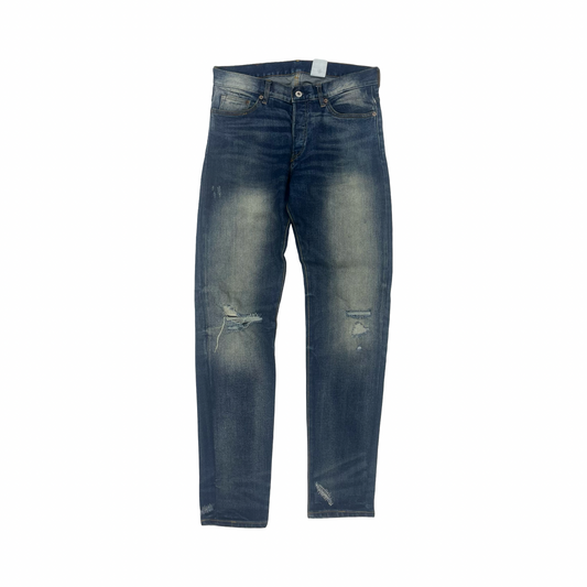 Jeans Skinny By H&M In Blue Denim, Size:12