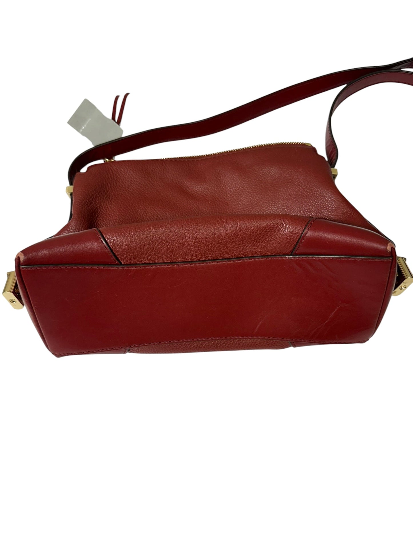 Crossbody Designer By Michael Kors In Red, Size:Medium