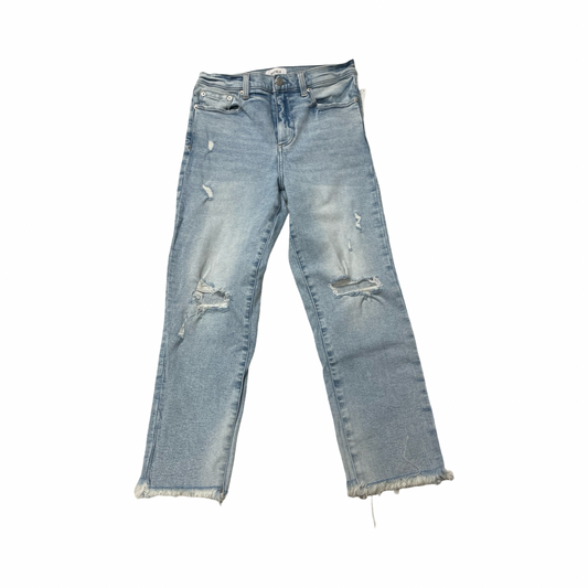 Jeans Straight By Pistola In Blue Denim, Size:8