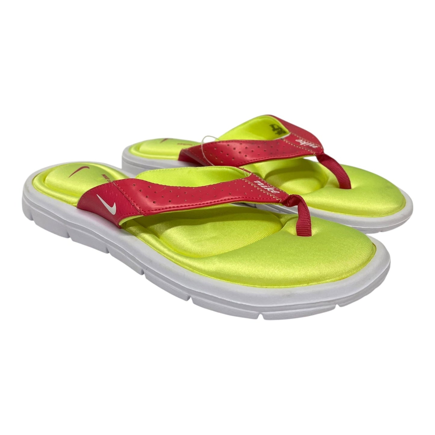 Sandals Flip Flops By Nike Apparel In Pink, Size:10