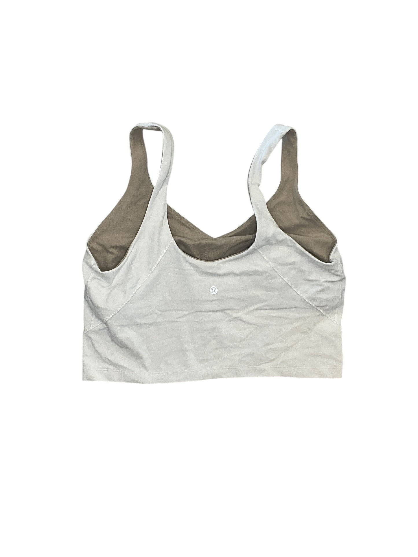 Athletic Bra By Lululemon In White, Size:Xl