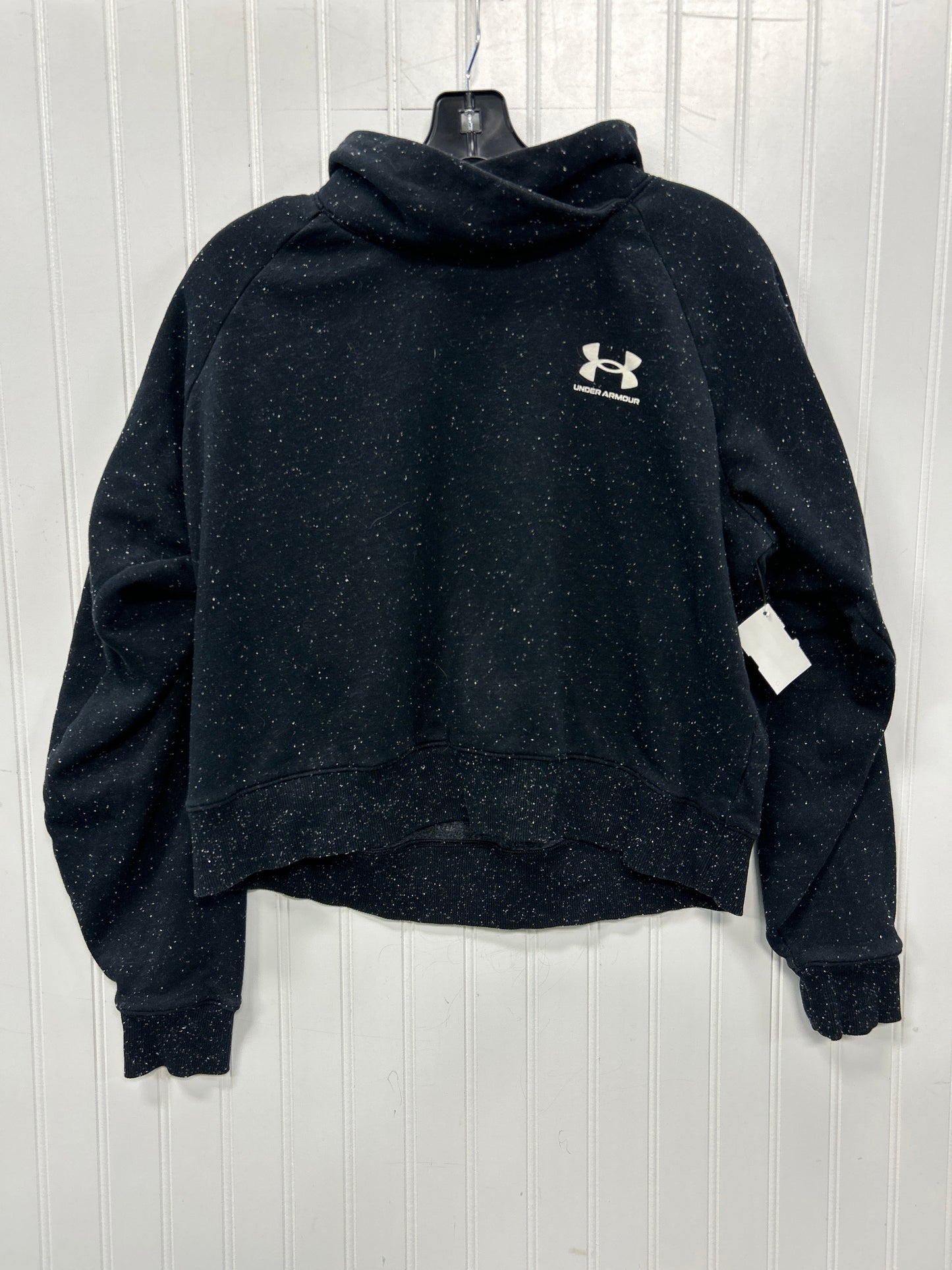 Athletic Top Ls Collar By Under Armour In Black, Size:M
