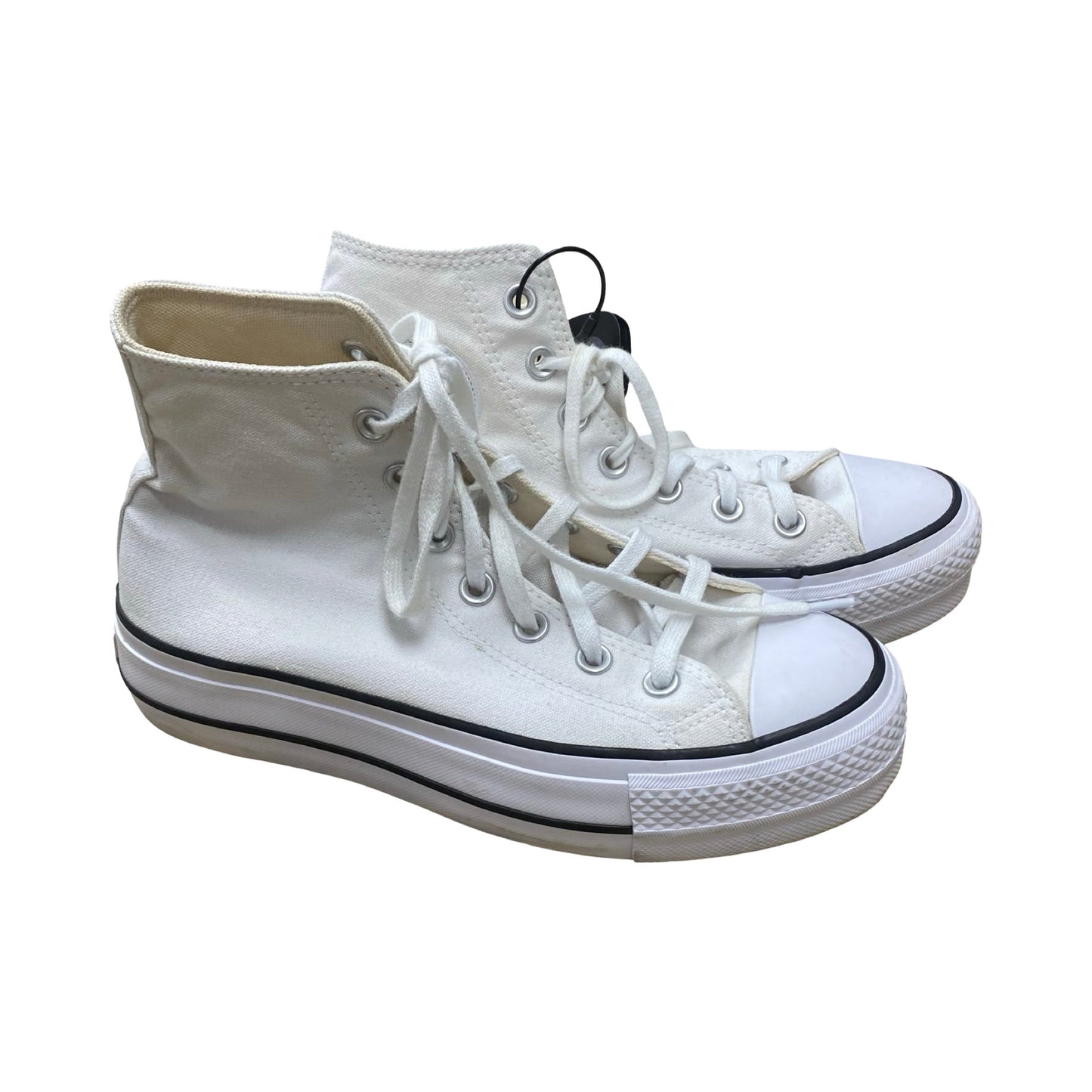Shoes Sneakers By Converse In White, Size:6.5