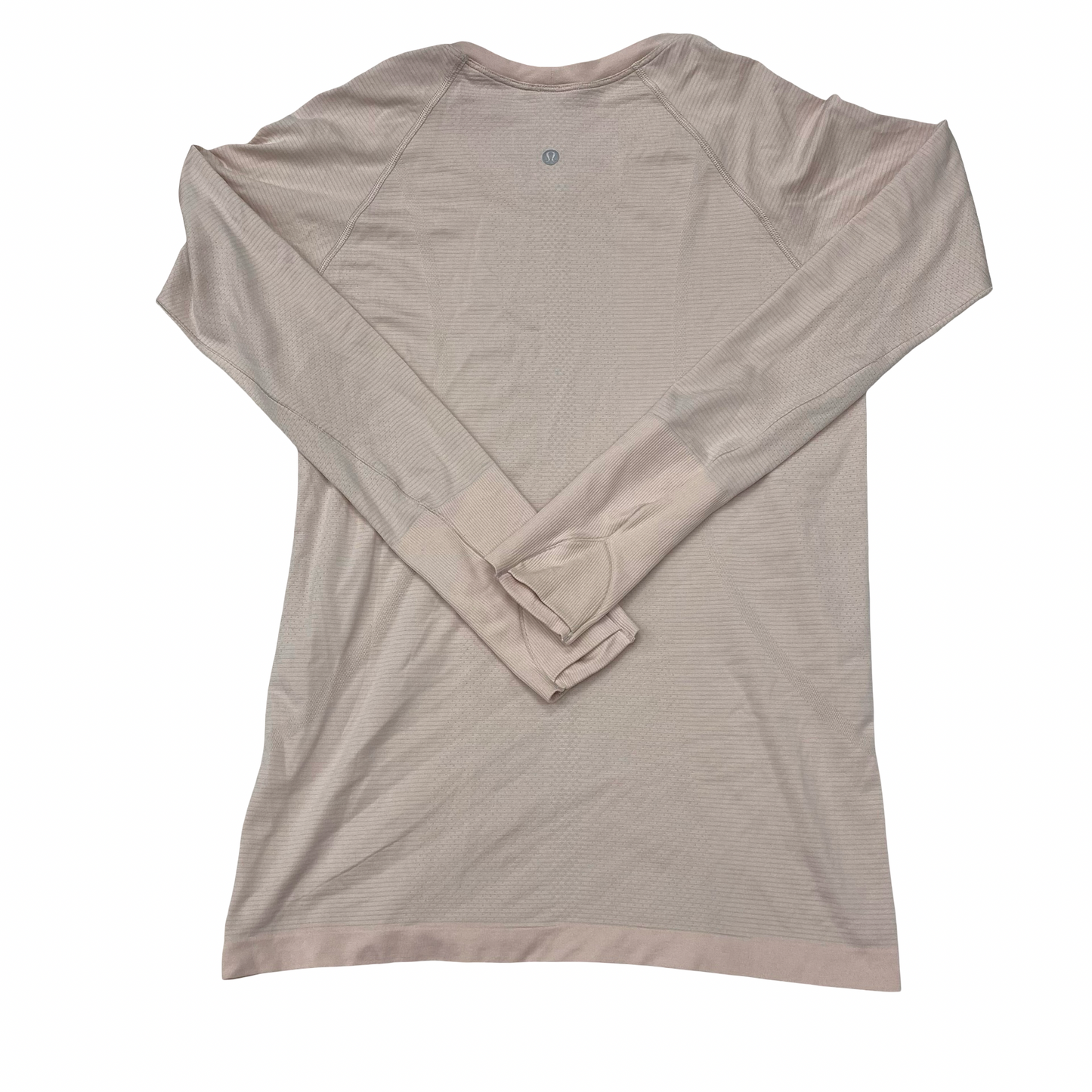 Athletic Top Ls Crewneck By Lululemon In Pink, Size:10